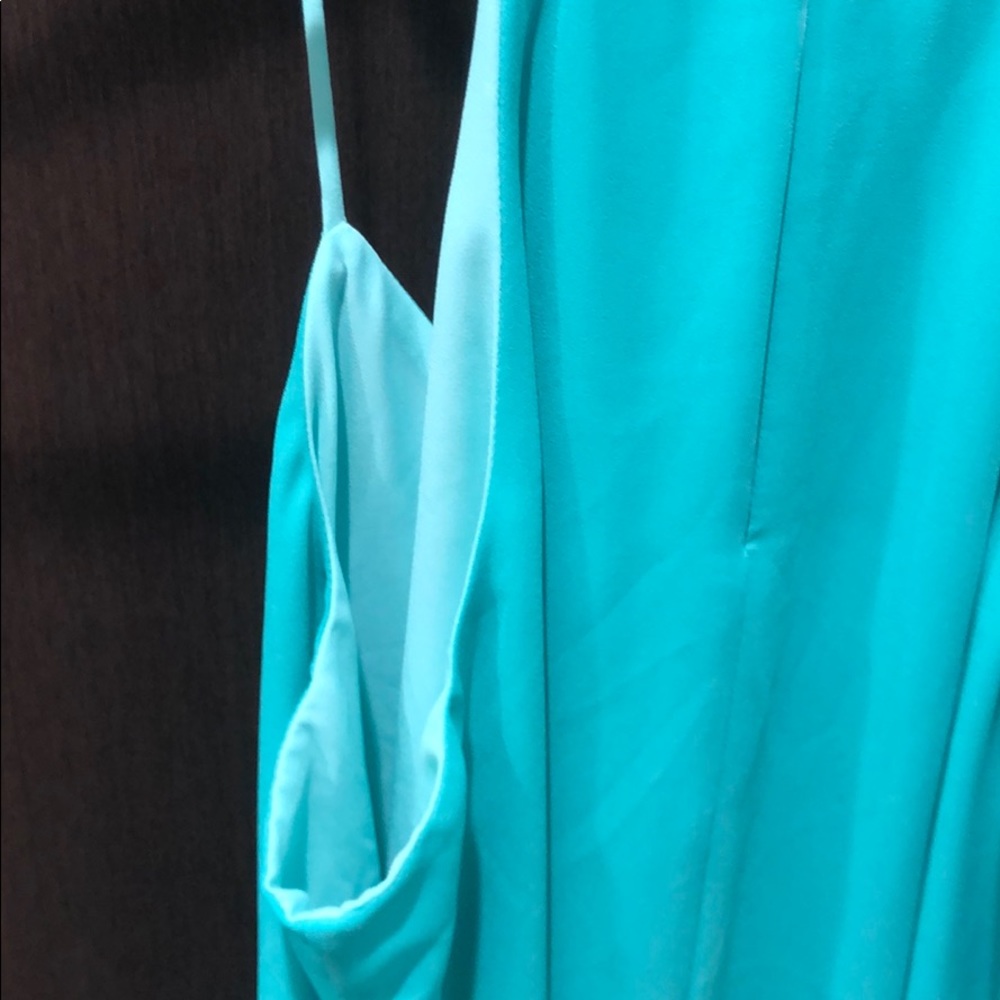 Express Reversible Racerback Tank, Teal, Medium. - Picture 4 of 8